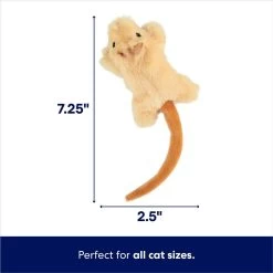 Frisco Skinny Mouse Plush Cat Toy With Catnip -Cat Products Store 161268 PT1. AC SS1800 V1686580079