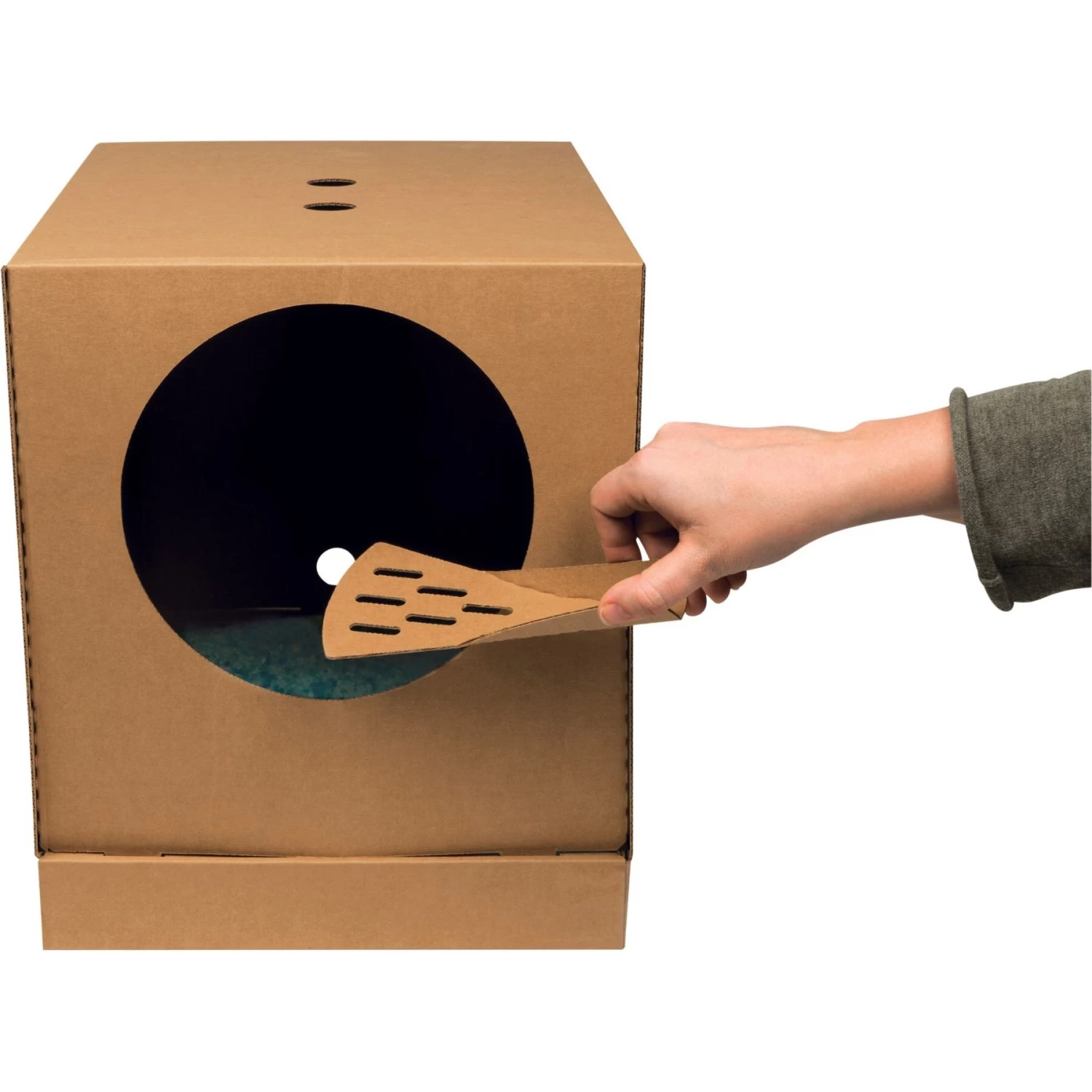 PetSafe Disposable Collapsible Litter Box With ScoopFree Crystal Litter 10 PetSafe Disposable Collapsible Litter Box With ScoopFree Crystal Litter - Image 8