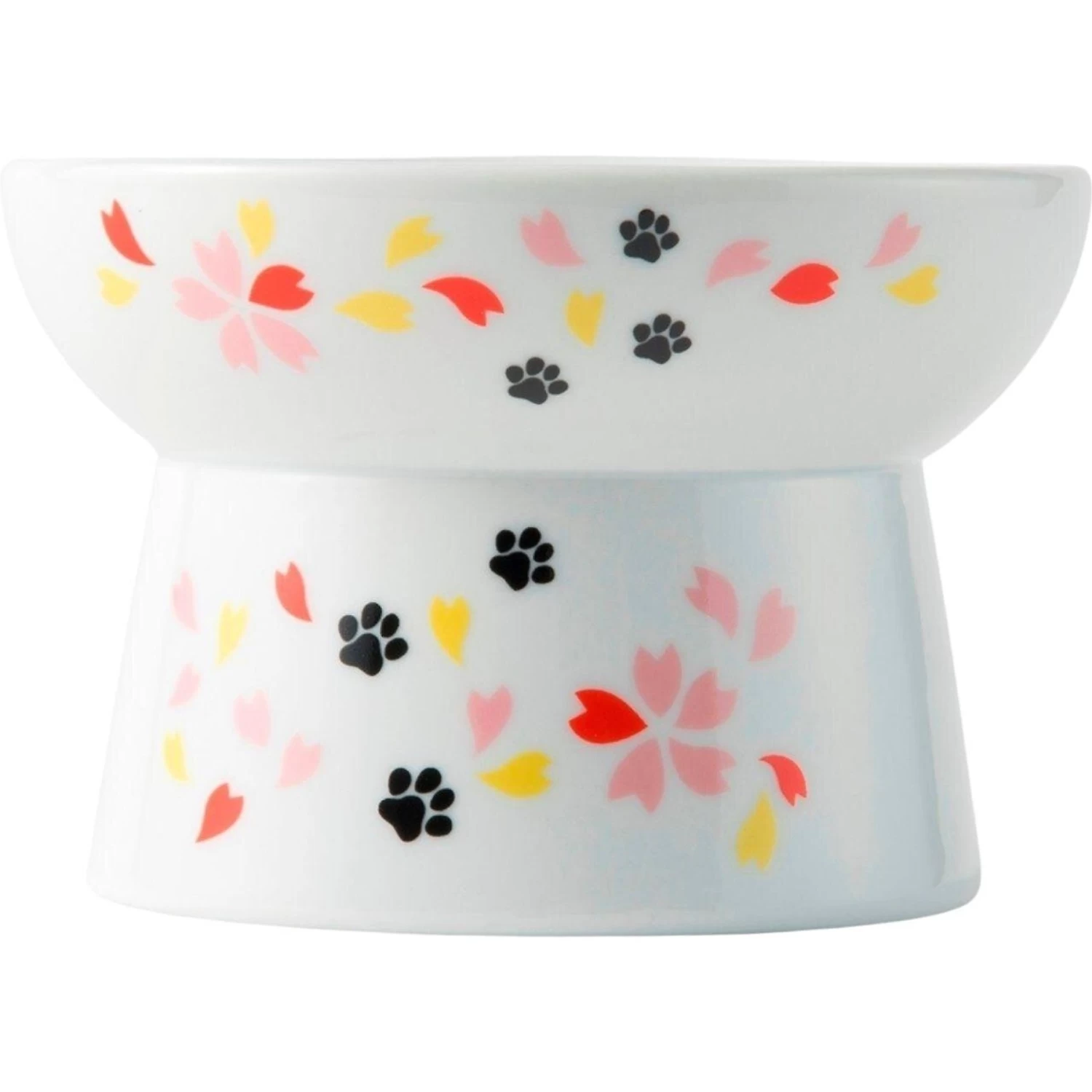 Necoichi Raised Cat Food Bowl, Sakura 5 Necoichi Raised Cat Food Bowl, Sakura - Image 3
