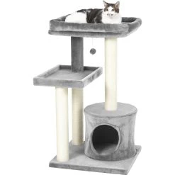 Frisco 42-in Heavy Duty Faux Fur Cat Tree & Condo -Cat Products Store 169398 PT5. AC SS1800 V1584453369