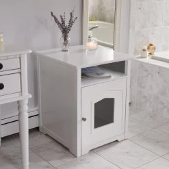 Arf Pets Designer Enclosed Cat Litter Box -Cat Products Store 173265 PT3. AC SS1800 V1617698215