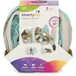 SmartyKat Fringe Frenzy Cat Activity Tunnel -Cat Products Store 173616 PT6. AC SS1800 V1639012894