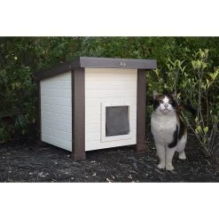 New Age Pet ECOFLEX Outdoor Cat House Shelter