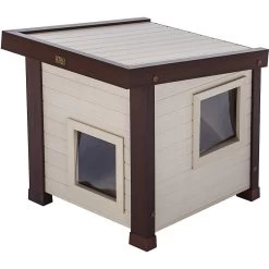 New Age Pet ECOFLEX Outdoor Cat House Shelter -Cat Products Store 175292 PT2. AC SS1800 V1583360890