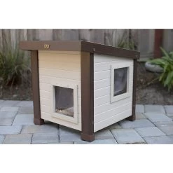 New Age Pet ECOFLEX Outdoor Cat House Shelter -Cat Products Store 175292 PT8. AC SS1800 V1583360919