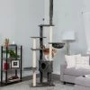 Tiger Tough Skyscraper Floor-to-Ceiling Faux Fur Cat Tree & Condo