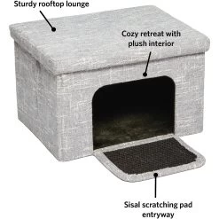 MidWest Curious Cube Cat Condo 8 MidWest Curious Cube Cat Condo -Cat Products Store 176498 PT2. AC SS1800 V1582739085