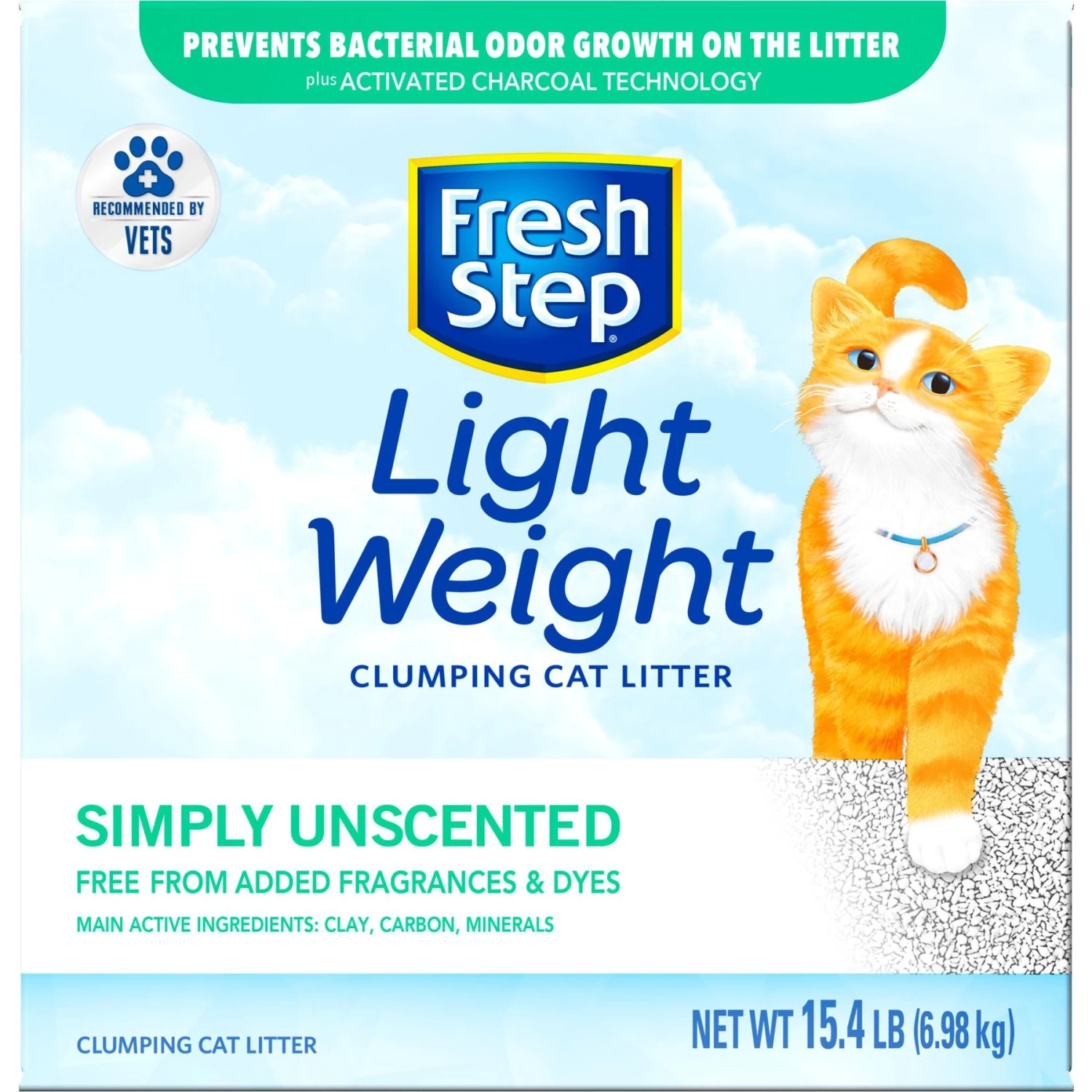 Fresh Step Lightweight Simply Unscented Clumping Clay Cat Litter 11 Fresh Step Lightweight Simply Unscented Clumping Clay Cat Litter - Image 9