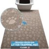 Drymate Premium Debossed Paw Cat Litter Trapping Mat, Taupe, X-Large, 28-in X 34-in 2 Drymate Premium Debossed Paw Cat Litter Trapping Mat, Taupe, X-Large, 28-in X 34-in -Cat Products Store 181550 MAIN. AC SS1800 V1691003204