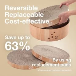 Necoichi Cozy Cat Scratcher Bowl Toy -Cat Products Store 183517 PT5. AC SS1800 V1702938870