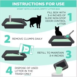 Arm & Hammer Litter SLIDE Easy Clean-Up Clumping Cat Litter Non-Stop Odor Control With 10 Days Of Odor Control -Cat Products Store 184408 PT7. AC SS1800 V1663797711