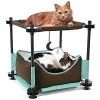 Kitty City Claw Sleeper 17.25-in Faux Fleece Cat Tree -Cat Products Store 190256 MAIN. AC SS1800 V1564625220