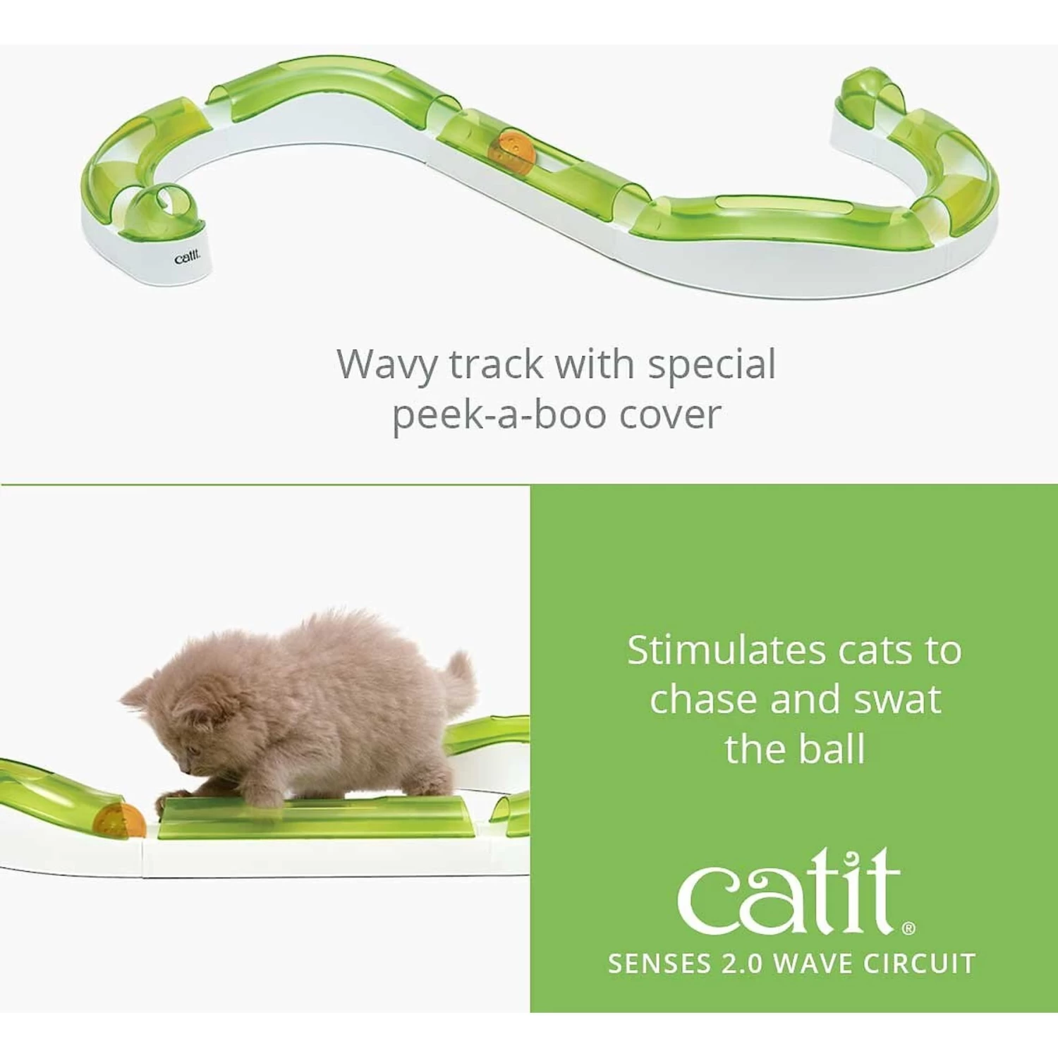 Catit Senses 2.0 Wave Circuit Cat Toy 4 Catit Senses 2.0 Wave Circuit Cat Toy - Image 2