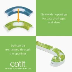 Catit Senses 2.0 Super Circuit Cat Toy -Cat Products Store 191558 PT3. AC SS1800 V1628093782