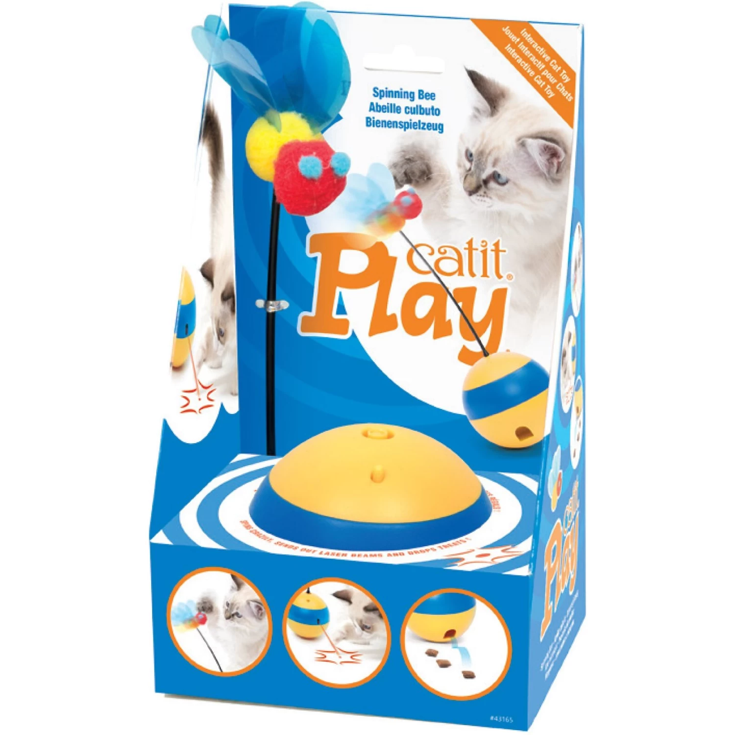 Catit Play Spinning Bee Interactive Cat Toy 3 Catit Play Spinning Bee Interactive Cat Toy