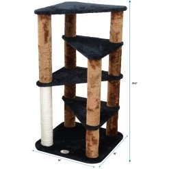 Go Pet Club 33-in Faux Fur Cat Tree -Cat Products Store 197640 PT3. AC SS1800 V1671226227