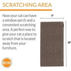 K&H Pet Products EZ Mount Window Cat Scratcher Refill -Cat Products Store 199091 PT2. AC SS1800 V1627351631