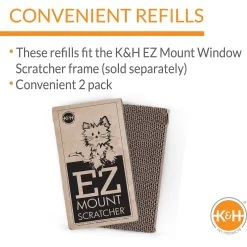 K&H Pet Products EZ Mount Window Cat Scratcher Refill -Cat Products Store 199091 PT3. AC SS1800 V1627353174