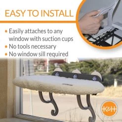 K&H Pet Products Universal Mount Cat Window Perch -Cat Products Store 199115 PT2. AC SS1800 V1641579180