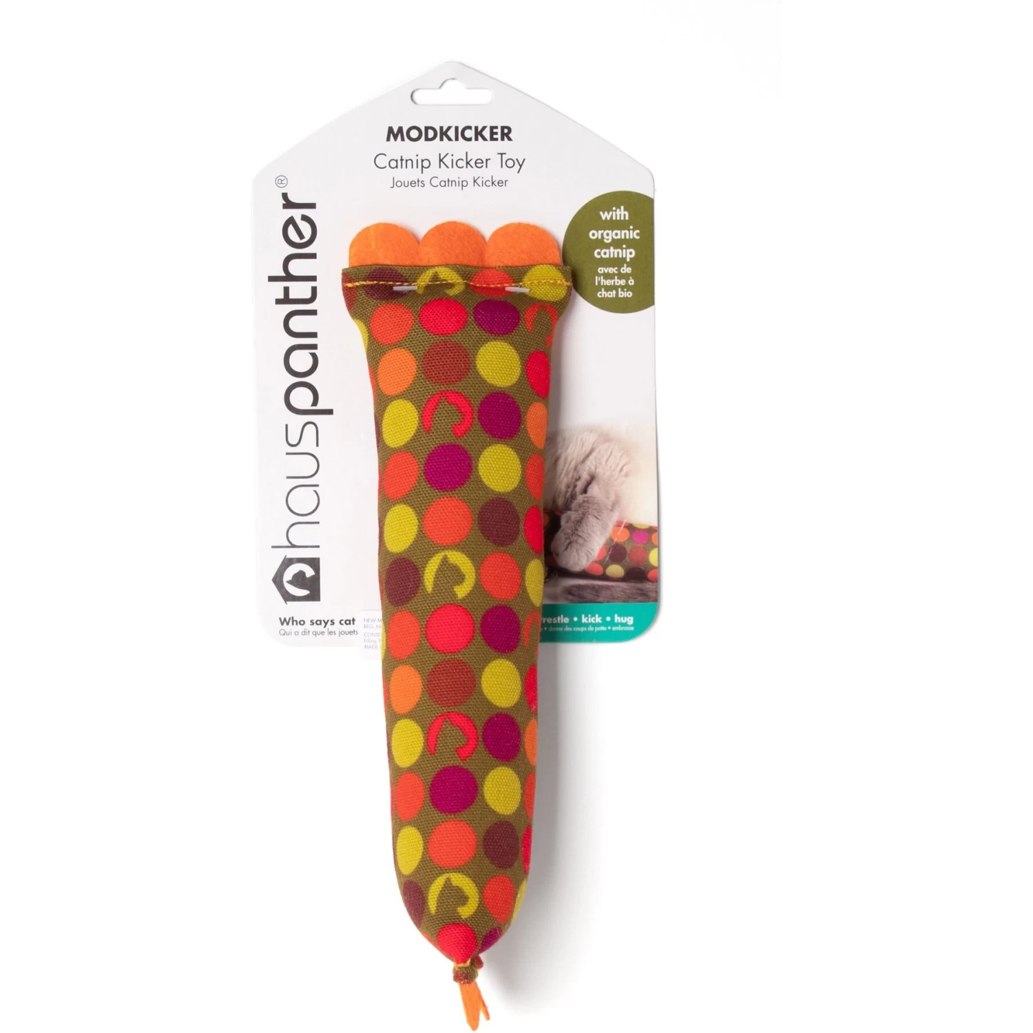 HauspantherModKicker Catnip Plush Cat Toy 4 HauspantherModKicker Catnip Plush Cat Toy - Image 2