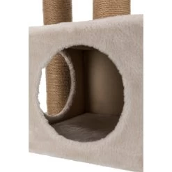 TRIXIE Valencia 28-in Plush Cat Tree & Scratching Post With Condo & Cat Toy -Cat Products Store 204179 PT4. AC SS1800 V1570558978