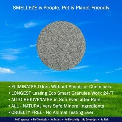 Smelleze Natural Pet Litter Deodorizer Granules, 2-lb Bottle 13 Smelleze Natural Pet Litter Deodorizer Granules, 2-lb Bottle -Cat Products Store 205621 PT4. AC SS1800 V1628703690