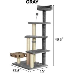 Tiger Tough Play Stairs 49.5-in Faux Fur Cat Tree -Cat Products Store 206576 PT1. AC SS1800 V1618276626