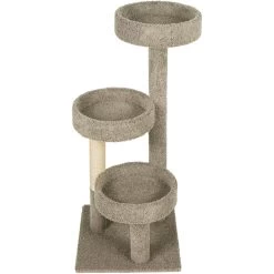 Frisco 50-in Real Carpet Wooden Cat Tree -Cat Products Store 208930 PT3. AC SS1800 V1589221426