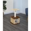 Go Pet Club 22-in Economical Cat Tree Condo, Beige/Brown