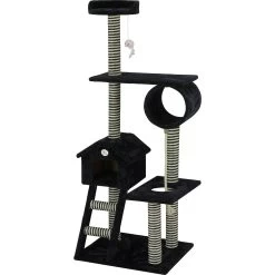 Go Pet Club 60-in Sisal Posts Cat Tree Condo, Black -Cat Products Store 217082 pt2. AC SS1800 V1579195387