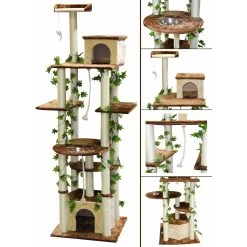 Go Pet Club 85-in Forest With Leaves Cat Tree, Beige/ Brown -Cat Products Store 217158 PT3. AC SS1800 V1702056887