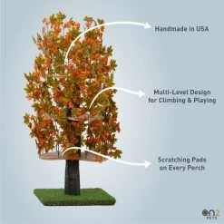 On2Pets 60-in Large Square Modern Cat Tree 11 On2Pets 60-in Large Square Modern Cat Tree -Cat Products Store 220362 PT2. AC SS1800 V1671118299