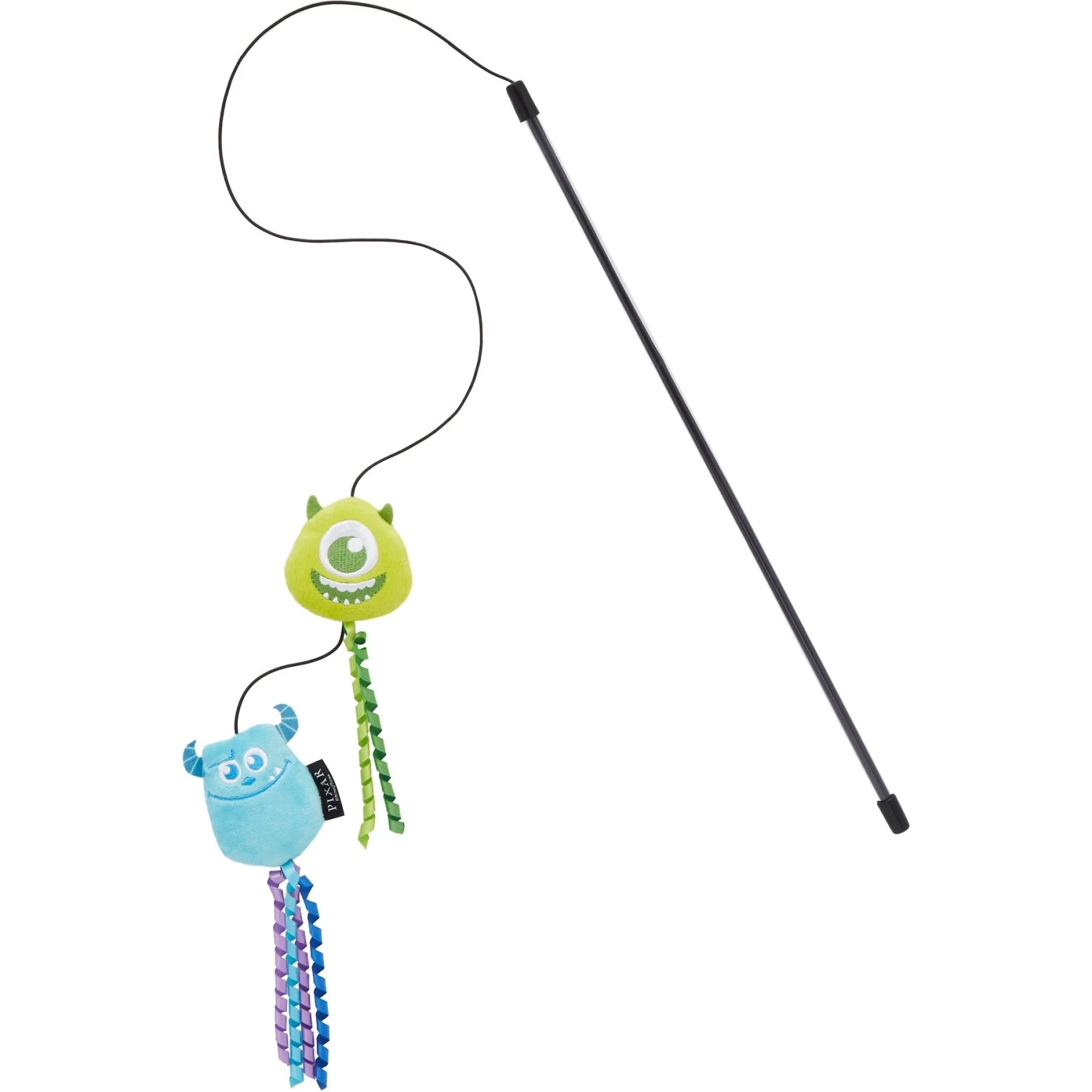 Pixar Mike Wazowski & Sulley Teaser Cat Toy With Catnip 3 Pixar Mike Wazowski & Sulley Teaser Cat Toy With Catnip