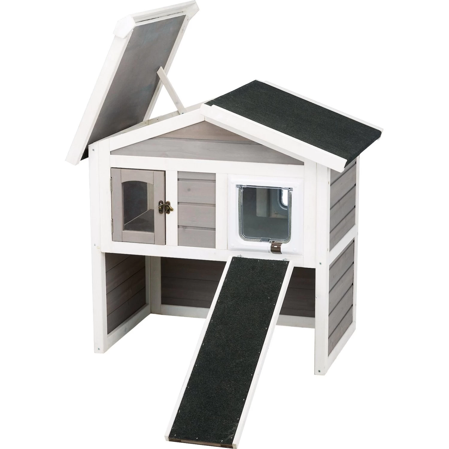 TRIXIE Natura Insulated Cat House With Ramp 7 TRIXIE Natura Insulated Cat House With Ramp - Image 5