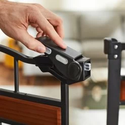 Frisco Wood Accents Extra Tall Auto-close Dog Gate -Cat Products Store 221968 PT2. AC SS1800 V1595282174