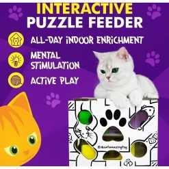 Cat Amazing Sliders Interactive Treat Maze & Puzzle Cat Toy -Cat Products Store 225050 PT5. AC SS1800 V1583528885