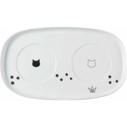 Necoichi Double Dining Tray Set & Elevated Cat Bowls 13 Necoichi Double Dining Tray Set & Elevated Cat Bowls -Cat Products Store 230660 PT2. AC SS1800 V1631314004