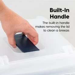 IRIS USA Enclosed With Front Door Flap & Scoop Cat Litter Box -Cat Products Store 231660 PT1. AC SS1800 V1680791882