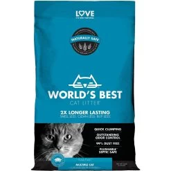 World's Best Multiple Cat Lotus Blossom Scented Clumping Corn Cat Litter