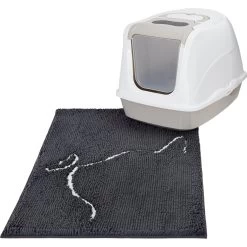 Frisco Microfiber Chenille Cat Silhouette Litter Mat -Cat Products Store 235902 PT3. AC SS1800 V1603342031