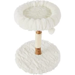 Frisco Natural Wood Modern Cat Tree With Toy, Ivory, Small -Cat Products Store 236559 PT3. AC SS1800 V1615987410