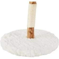 Frisco Natural Wood Modern Cat Tree With Toy, Ivory, Small -Cat Products Store 236559 PT5. AC SS1800 V1615988836