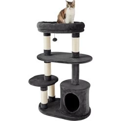 Frisco 48.25-in Heavy Duty Faux Fur Cat Tree & Condo -Cat Products Store 238154 PT2. AC SS1800 V1616075075