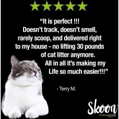 Skoon Unscented Non-Clumping Cat Litter & Disposable Litter Box -Cat Products Store 239879 PT3. AC SS1800 V1612368141