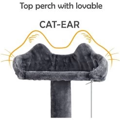 Yaheetech 57-in Plush Cat Tree & Condo -Cat Products Store 242612 PT4. AC SS1800 V1680628901