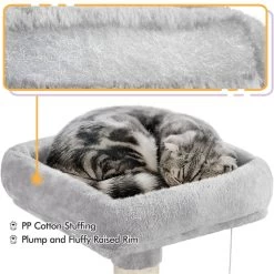 Yaheetech 60.5-in Plush Cat Tree & Condo -Cat Products Store 242622 PT5. AC SS1800 V1686153681