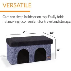 K&H Pet Products Thermo-Kitty Cat Duplex -Cat Products Store 247923 PT1. AC SS1800 V1637623437