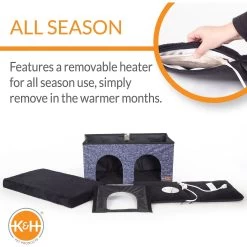 K&H Pet Products Thermo-Kitty Cat Duplex -Cat Products Store 247923 PT2. AC SS1800 V1637622486