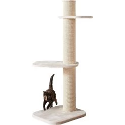 Two By Two City Cat Deluxe European 58-in Faux Fur Cat Tree 7 Two By Two City Cat Deluxe European 58-in Faux Fur Cat Tree -Cat Products Store 251765 PT2. AC SS1800 V1600292453