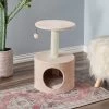Two By Two The Birch 23.6-in Plush Cat Tree & Condo, Beige -Cat Products Store 251778 MAIN. AC SS1800 V1600297302